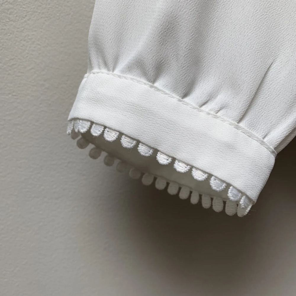 House of bruar shirt blouse size uk 14 ivory classic - Picture 3 of 15